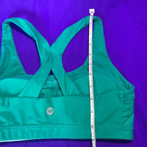 Roxy Spirit Sports Bra S/34 Mesh Sweetheart Pinch Front Racerback. New - Picture 7 of 11